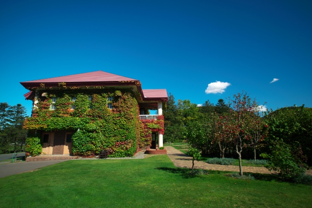 芝生の手入れが行き届いた住宅