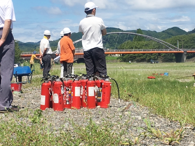 地域活動の防災訓練