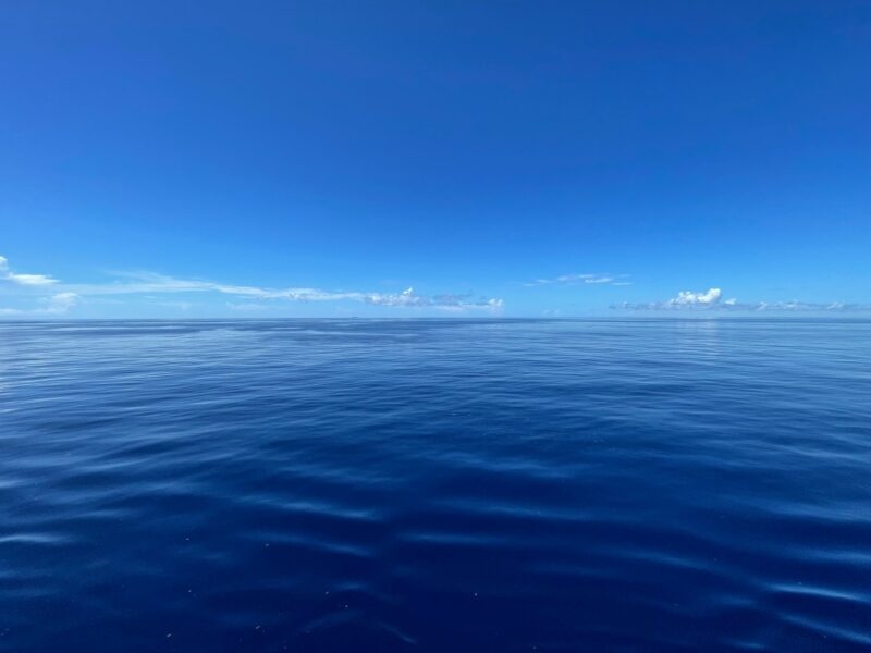 目の前に広がる海