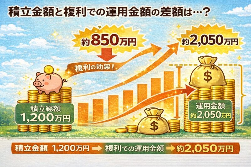 浮いた「5万円」を新NISAにぶち込んだ結果のグラフ
