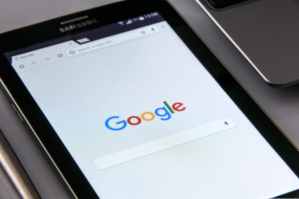 google検索の画面